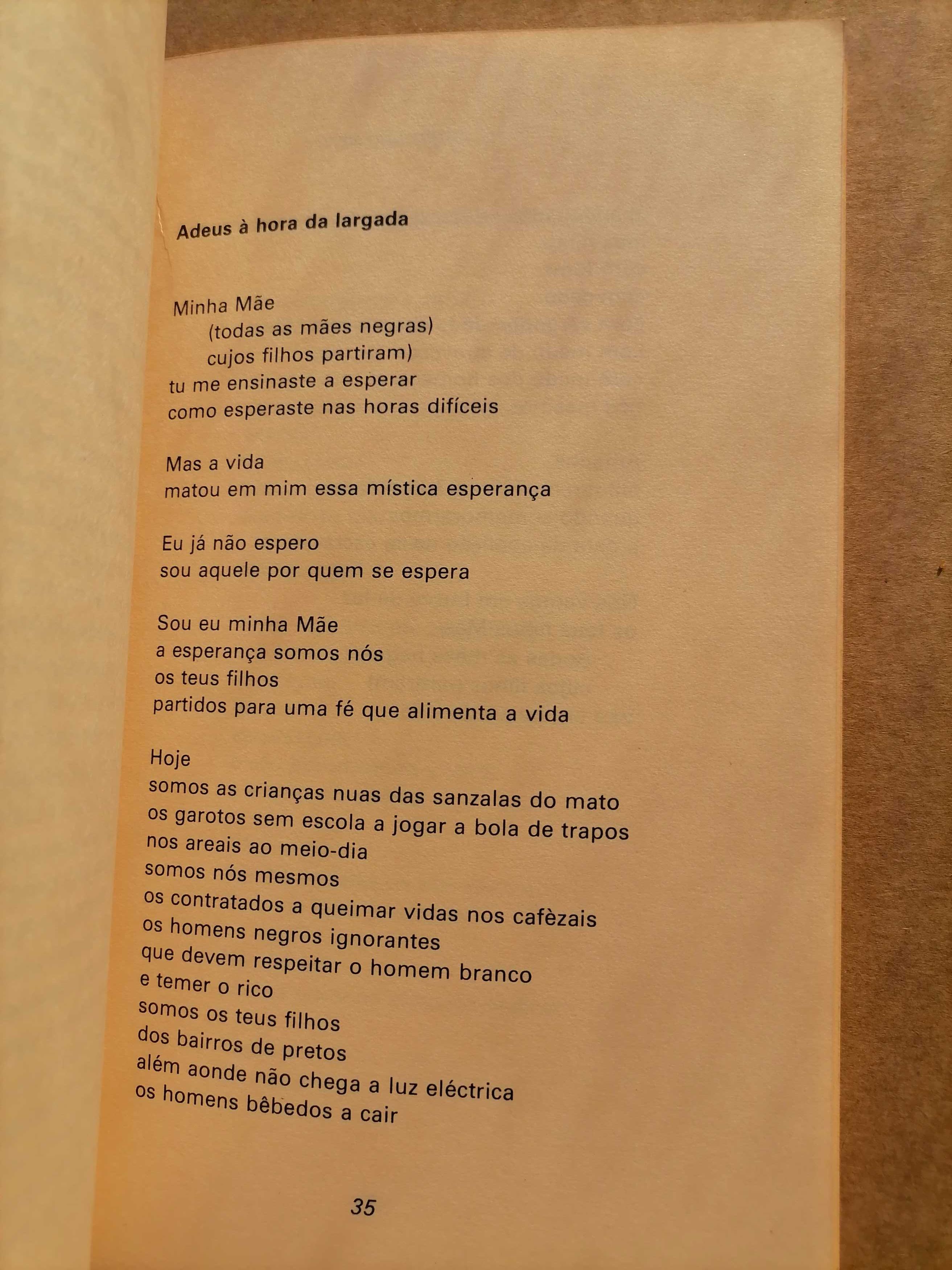 Livro Agostinho Neto - Sagrada Esperança 1ª Edição 1974 (Sá da Costa)