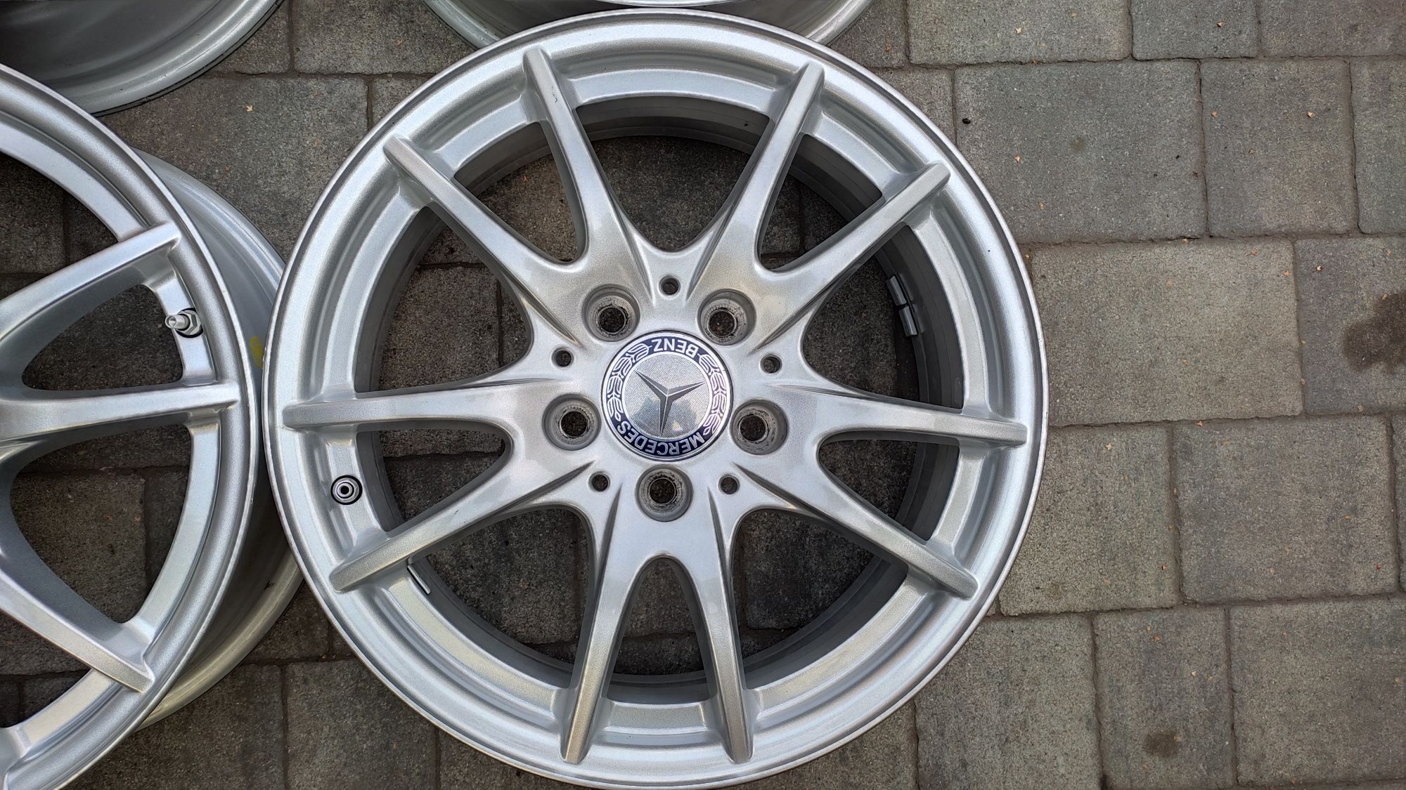 Felgi Mercedes VW audi skoda seat 16 cali 6.5J ET49 5x112 Ori czujniki