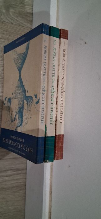 Lote 3 livros educar e instruir