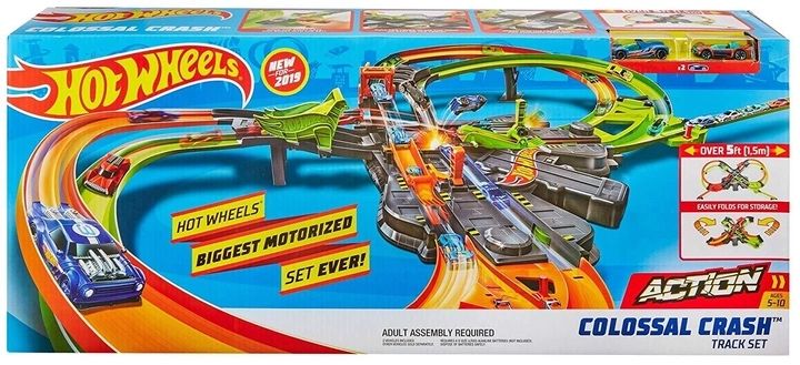 Хот Вилс Колоссальное столкновение Hot Wheels Colossal Crash Track Set