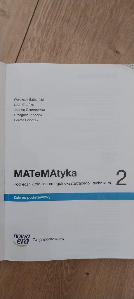 Matematyka 2 zakres podstawowy