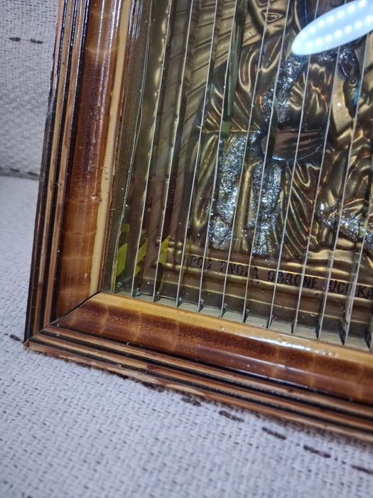 Obraz religijny prl trójwymiarowy