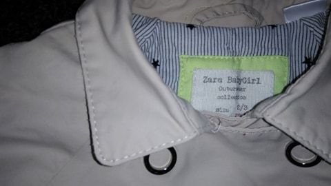 Vendo gabardine Zara
