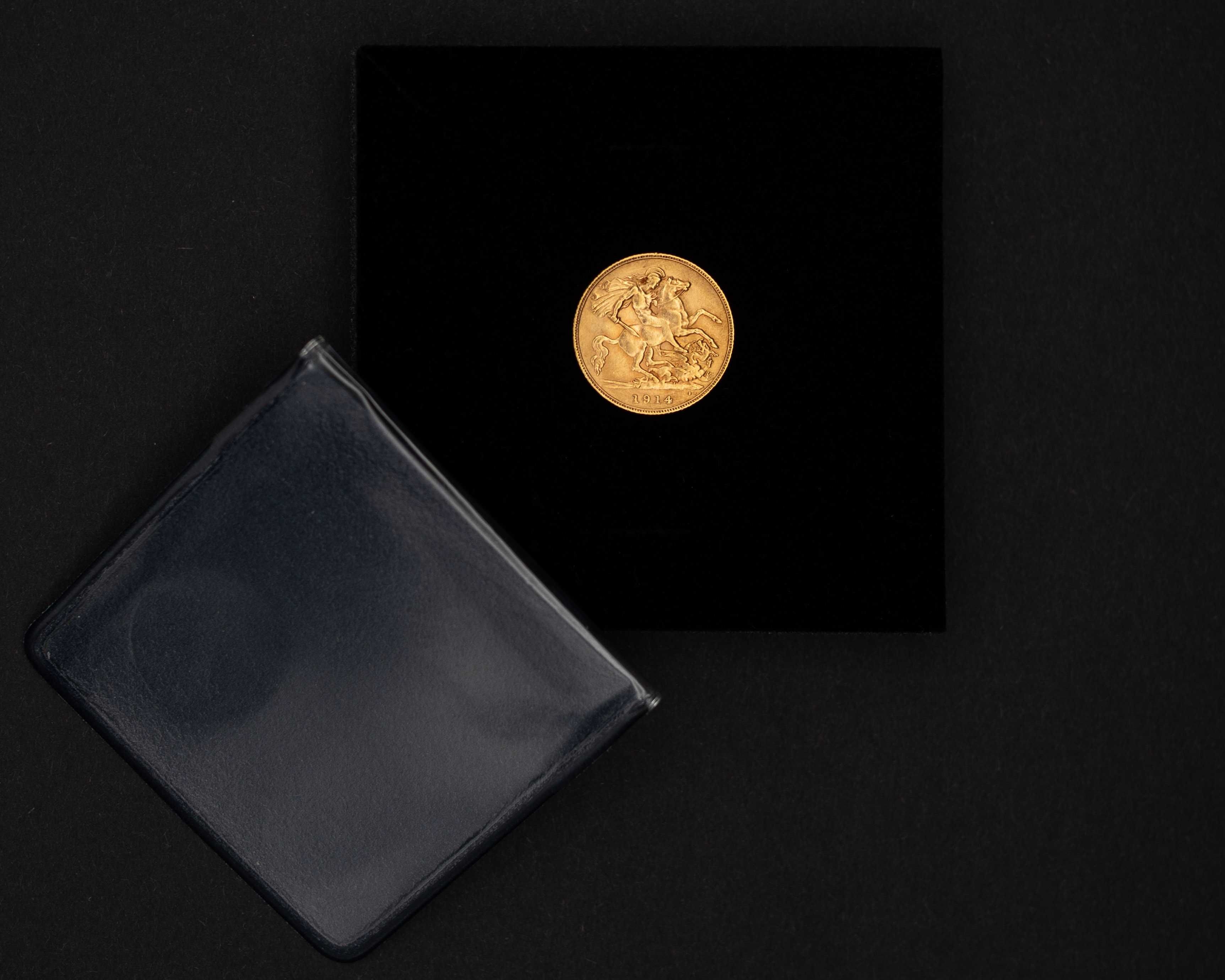Meia libra em ouro 22k Georgivs V 1914