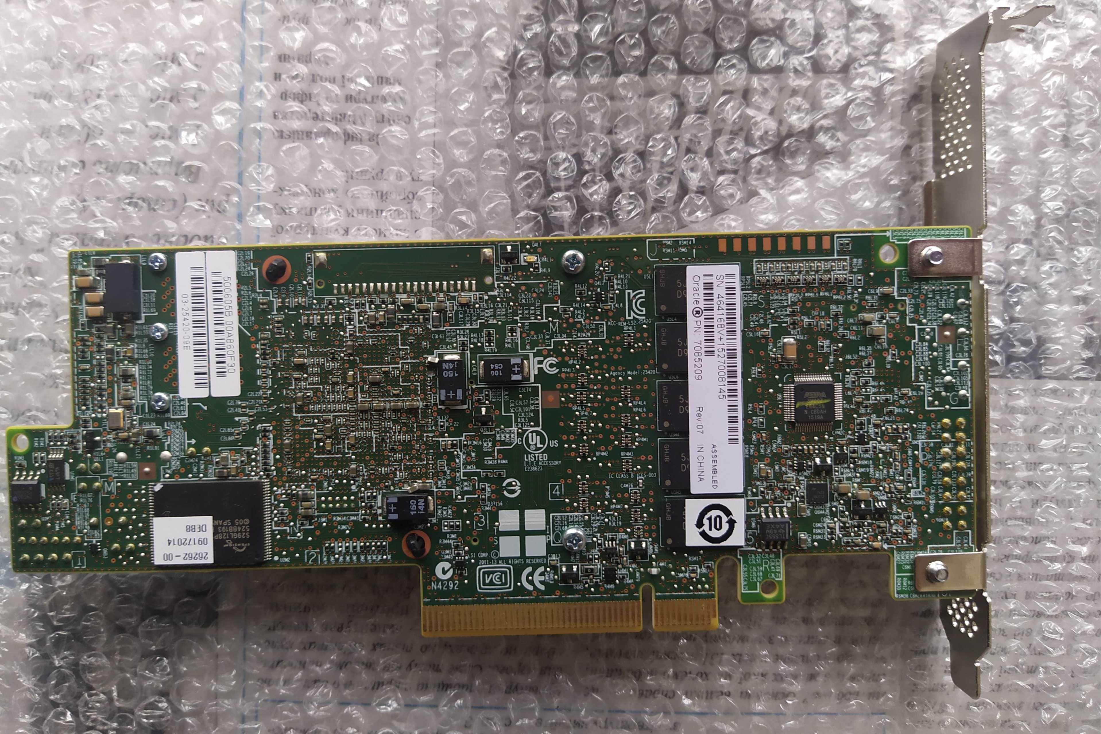 Контролер RAID 12GB LSI MegaRAID SAS 9361-8i 1GB 03-25420-09 Oracle