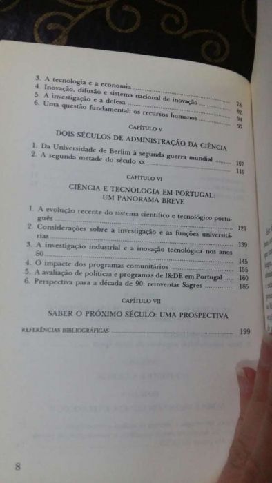 Do saber ao fazer: Porquê Organizar a Ciência Trajectos Portugueses