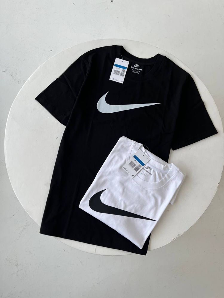 Футболка Nike оригінал базова біла/чорна нова із бірками