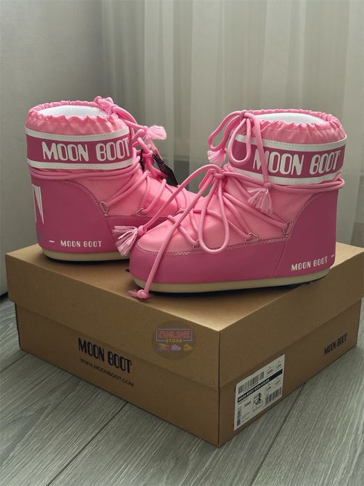 MOON BOOT Pink/White