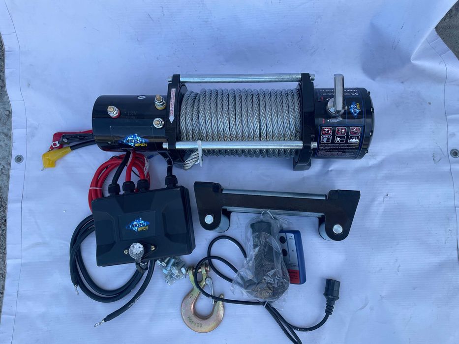 Лебідка автомобільна електрична Energy winch 12000LBS 5,5т лебедка