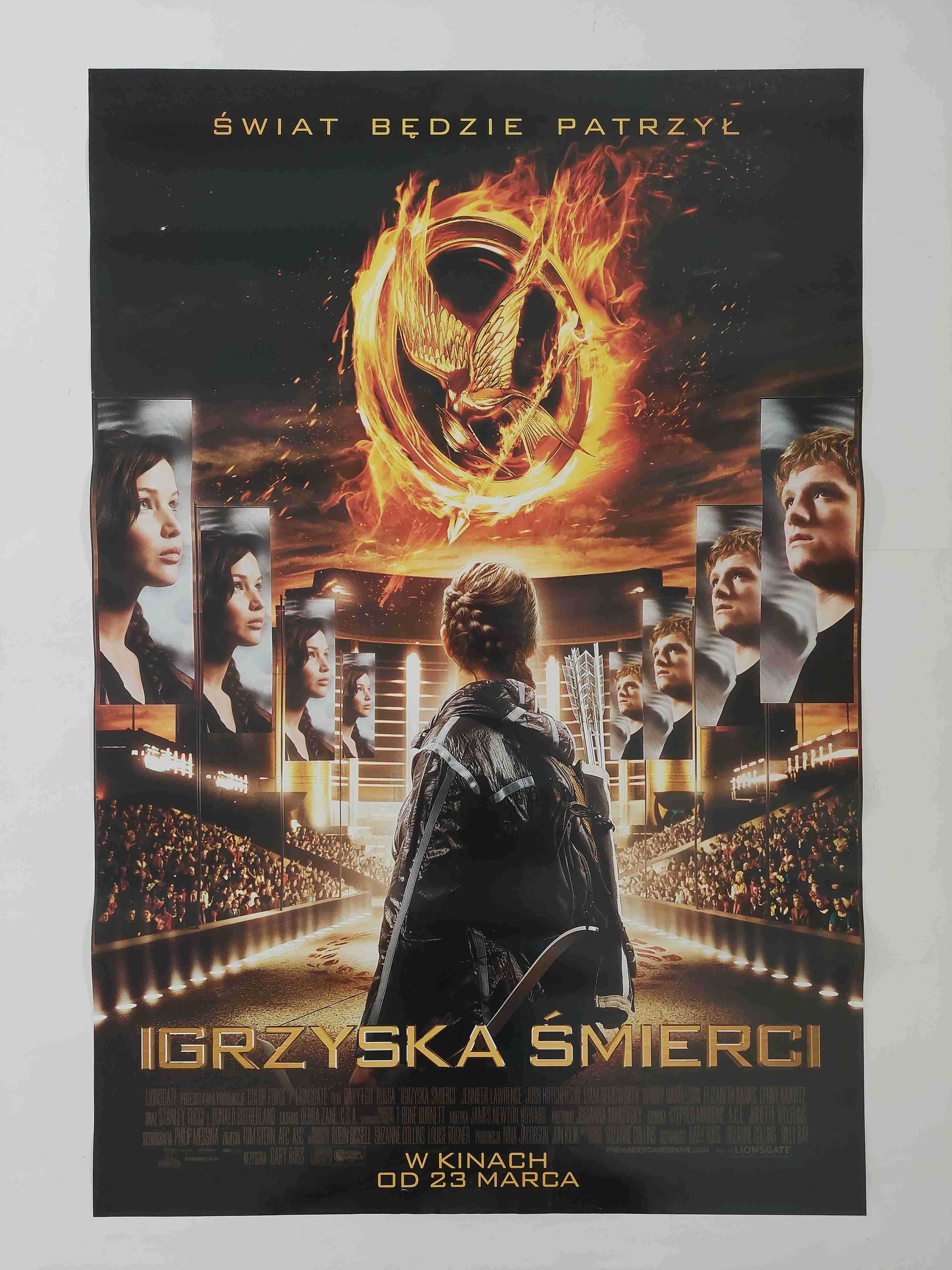 Plakat filmowy oryginalny - Igrzyska Śmierci (2 wersje plakatu)