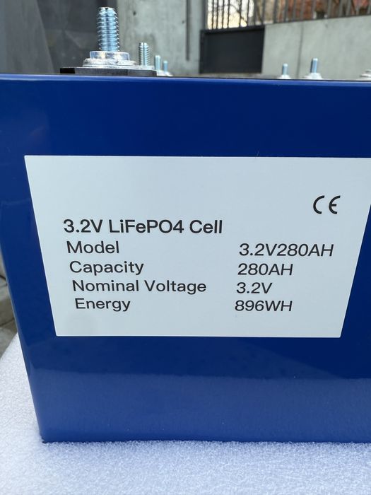 Акумулятор Eve 280  314  комірки  3.2v  Grade A  Еве 280  ячейки й