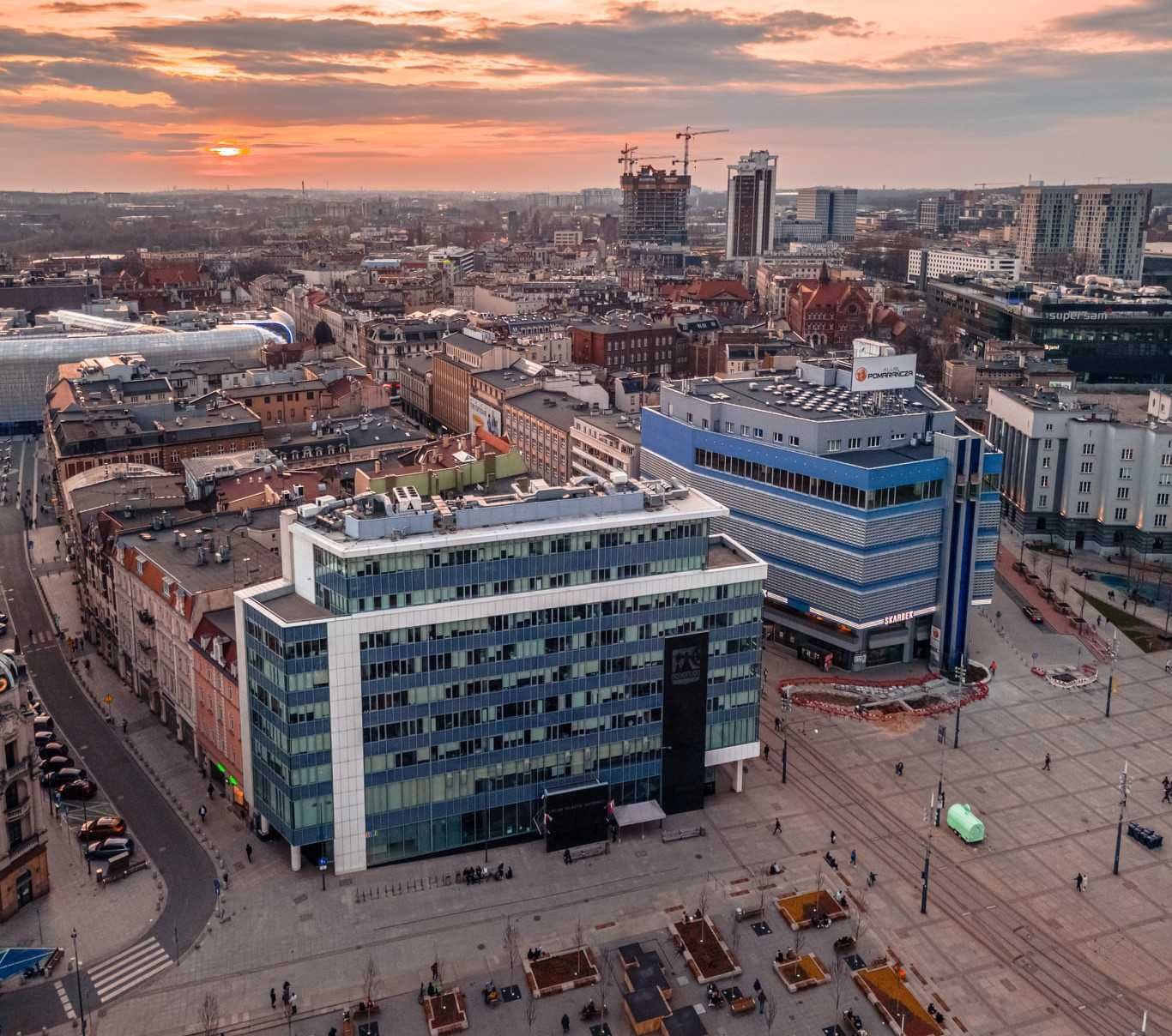 Obraz na płótnie 50x40 Katowice i okolice, Śląsk Foto obraz