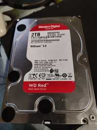 HDD WD RED 2tb  (малая наработка)