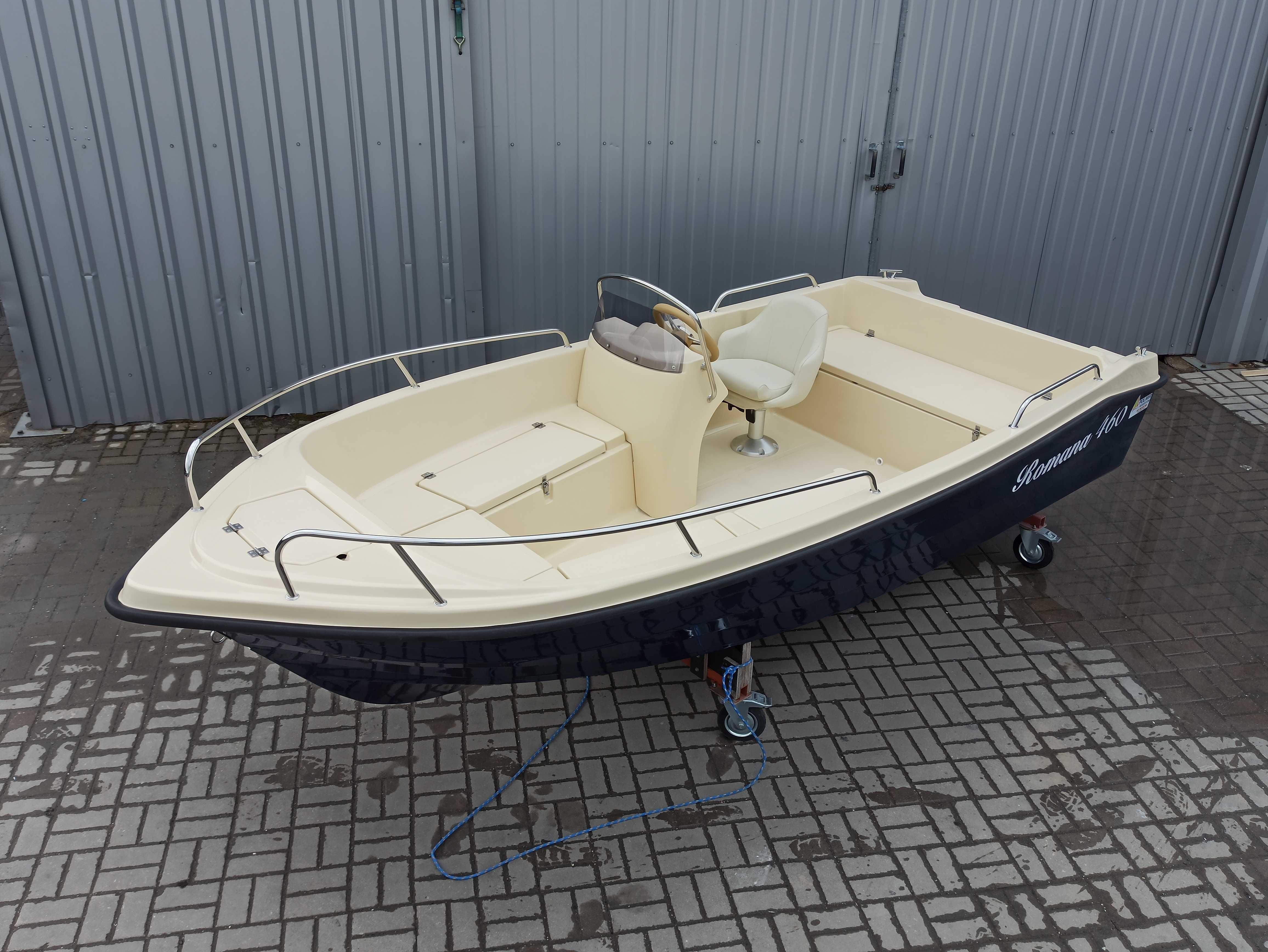 łódź, łódka motorówka, łódź motorowa Romana 460