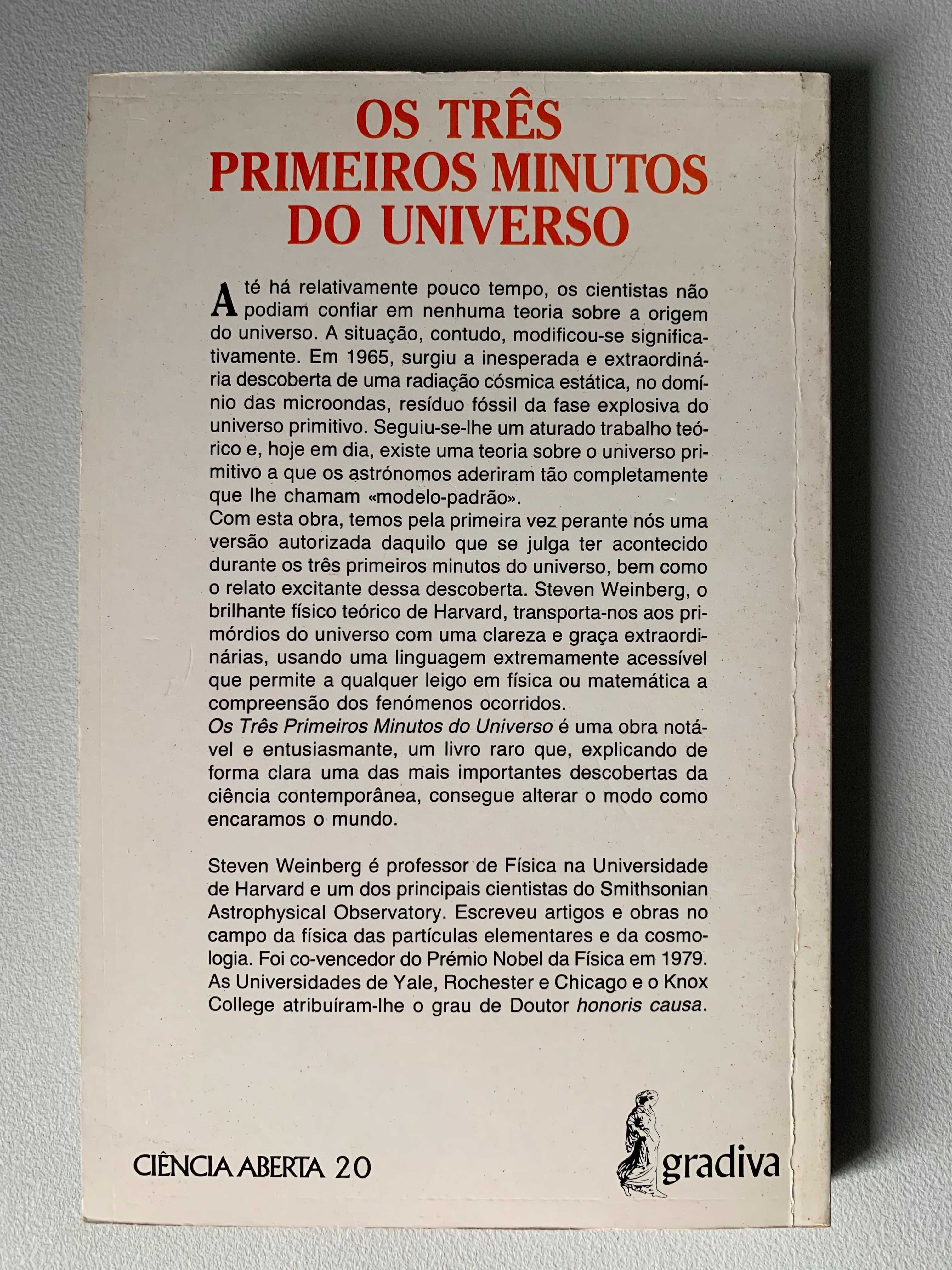 Os Três Primeiros Minutos do Universo, de Steven Weinberg