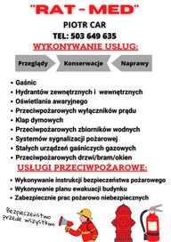 Legalizacja, Przegląd, Konserwacja Gaśnic Hydrantów