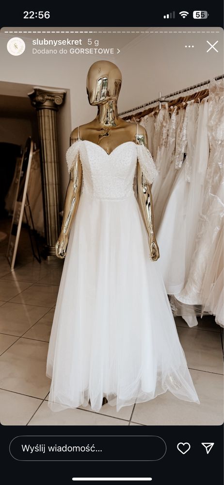 Suknia slubna nowa herm’s Bridal GARRETSON