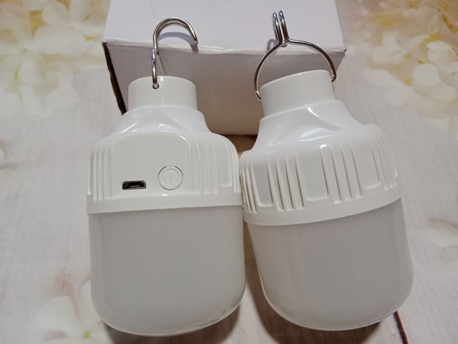 Акумуляторна led лампа, набір 2шт