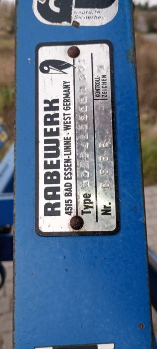 Rabe Werk Lemken agregat uprawowy 3m wał pakera włóka