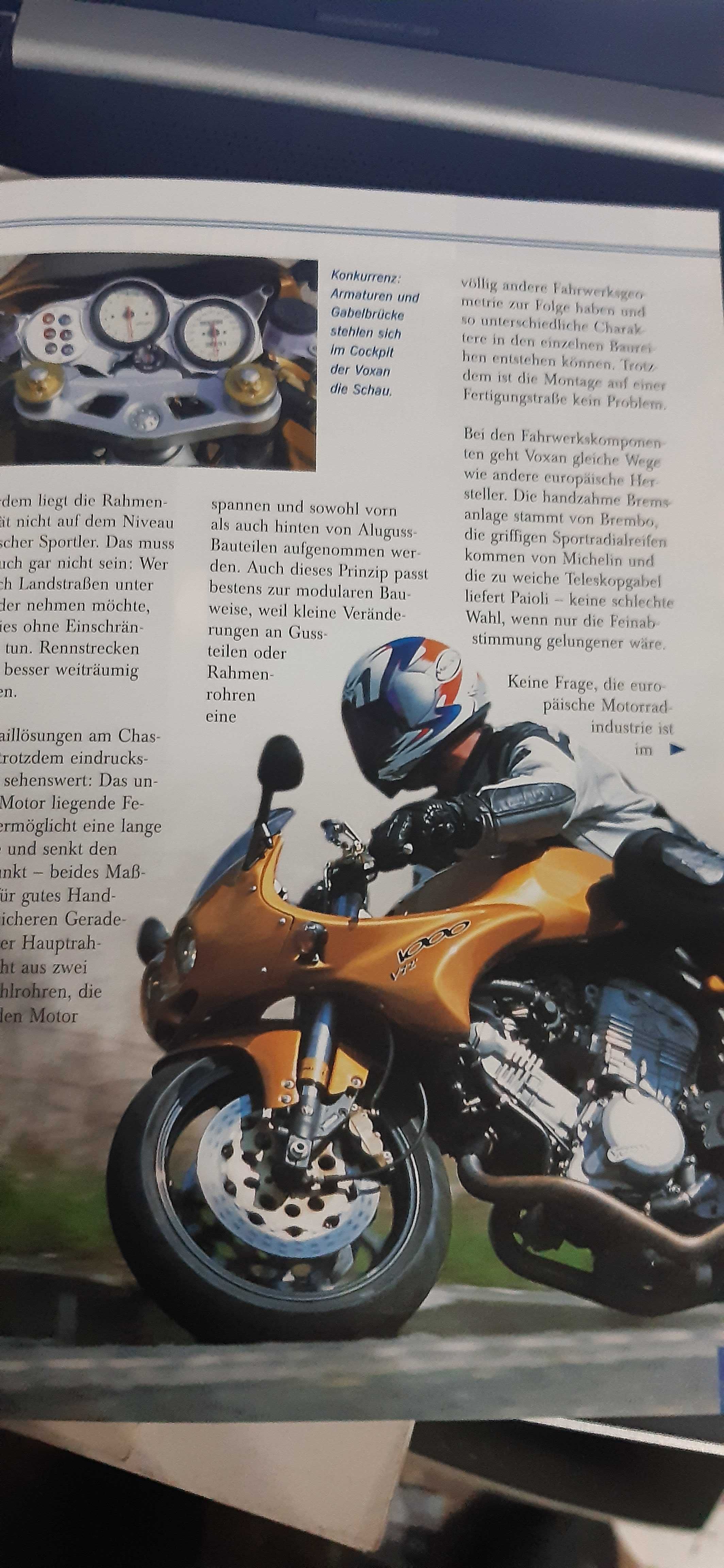 stara gazeta motocyklowa niemiecka aral 4/2001
