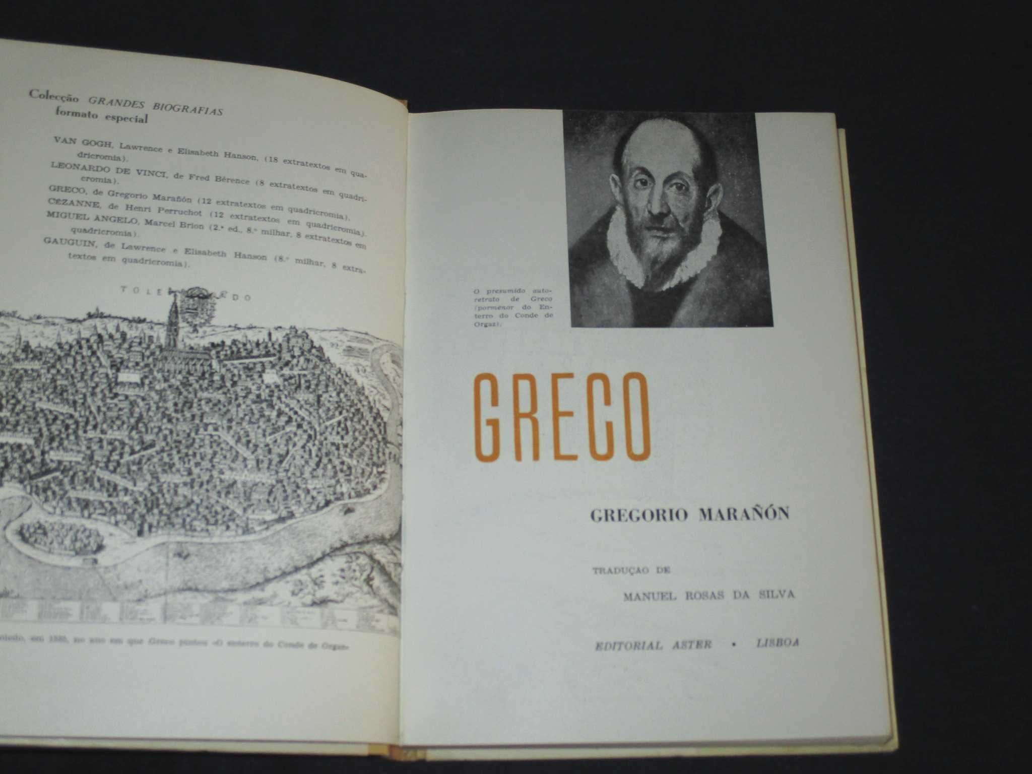 Livro Greco Gregorio Marañón Grandes Biografias