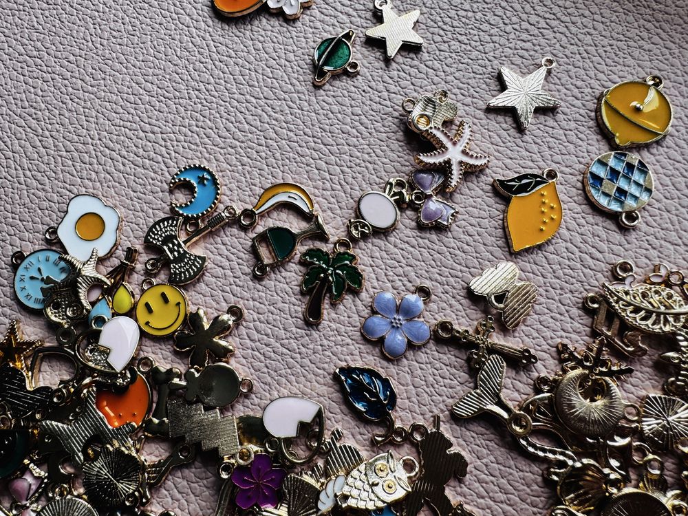 Zawieszki do biżuterii DIY handmade bransoletka wisiorek kolczyki