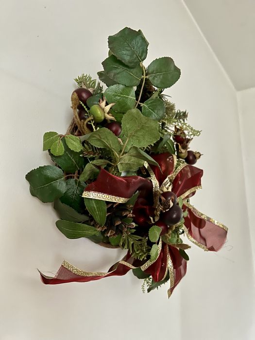 Stroik wieniec świąteczny - średnica ok 30 cm