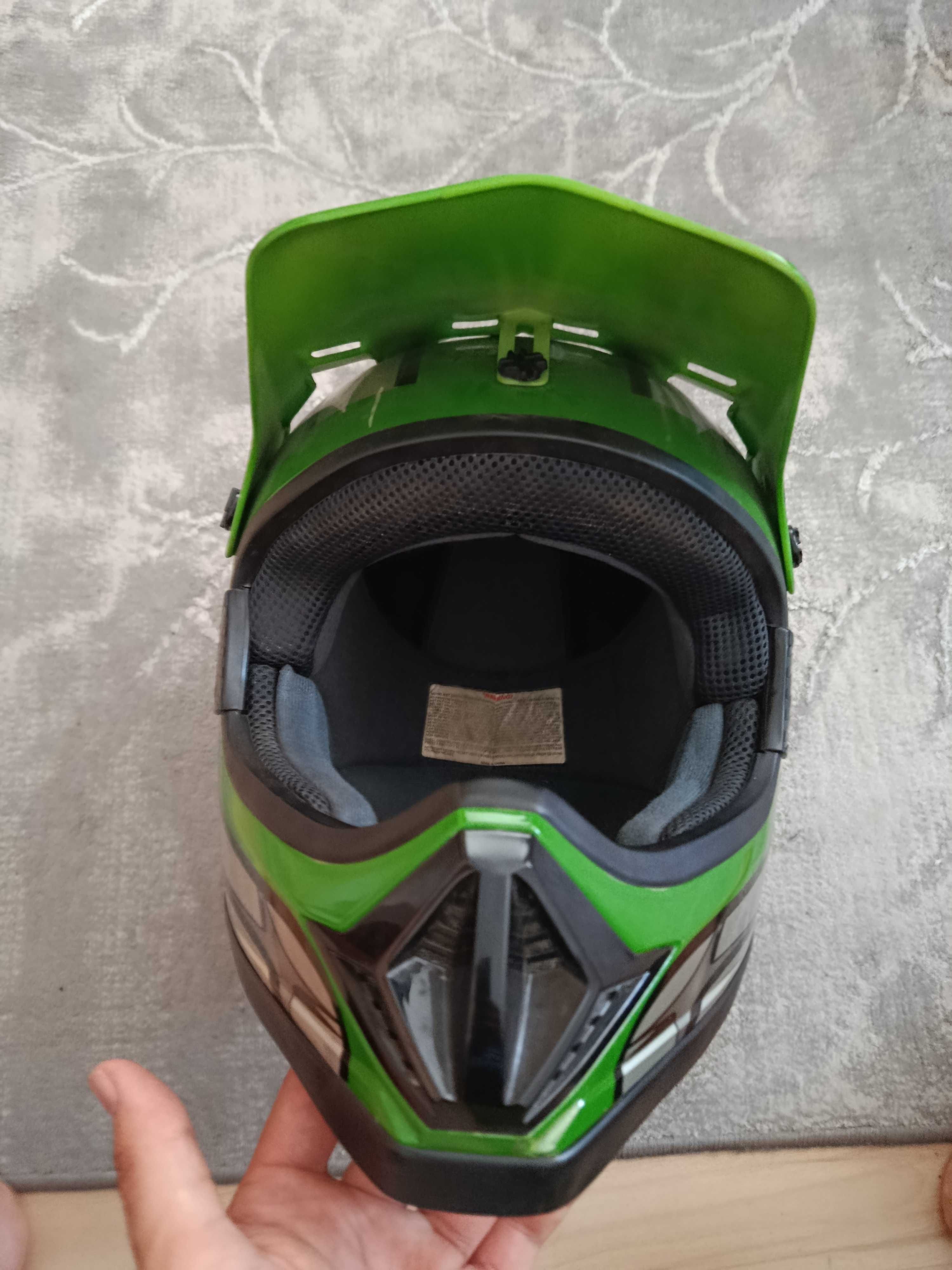 Kask MX z goglami 100% strata 2