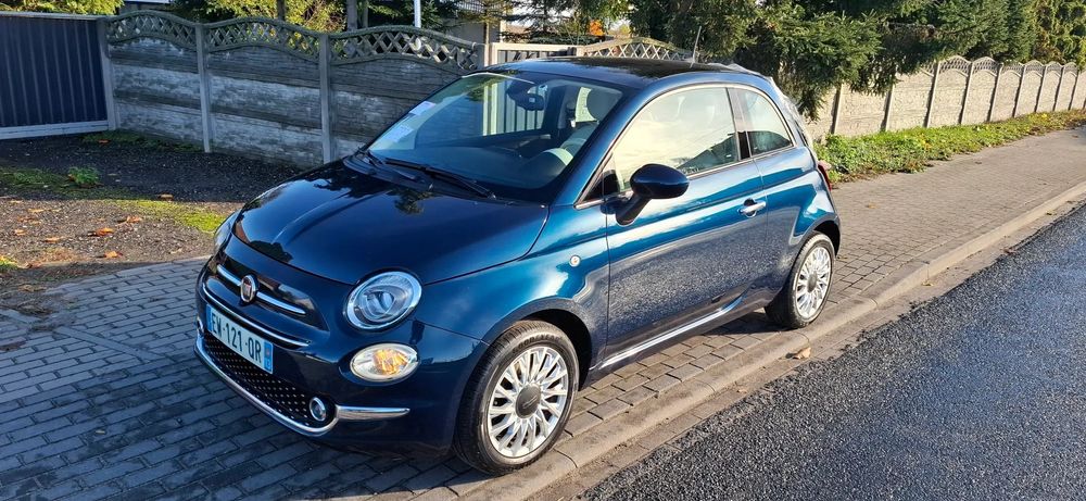 Fiat 500 2018 ROK 26 TYŚ Przebiegu Klima Navi Bogata Wersja Panorama Dach