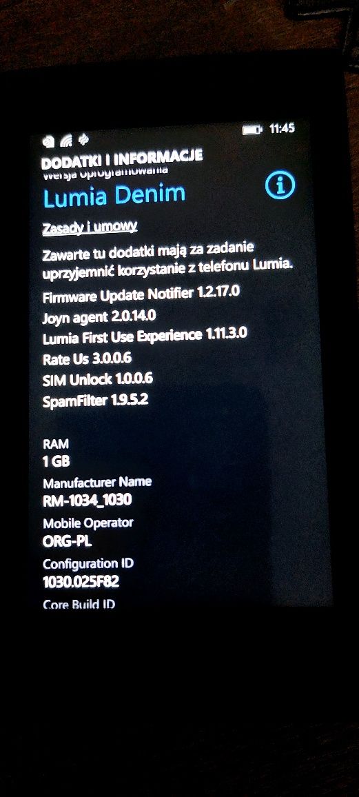 Telefon Lumia Denim