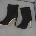 Botki Gino Rossi peep toe