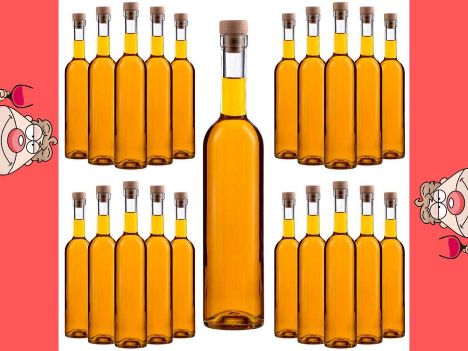 Butelki bezbarwne na nalewkę wino Futura 500 ml 20 sztuk
