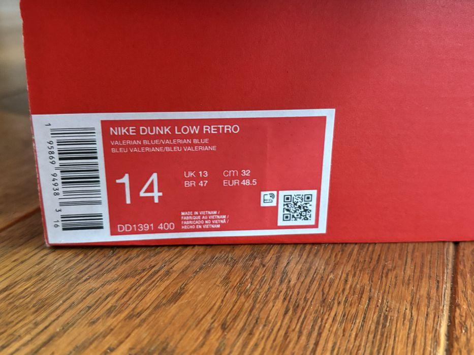 Nowe Nike Dunk Low Retro 48,5