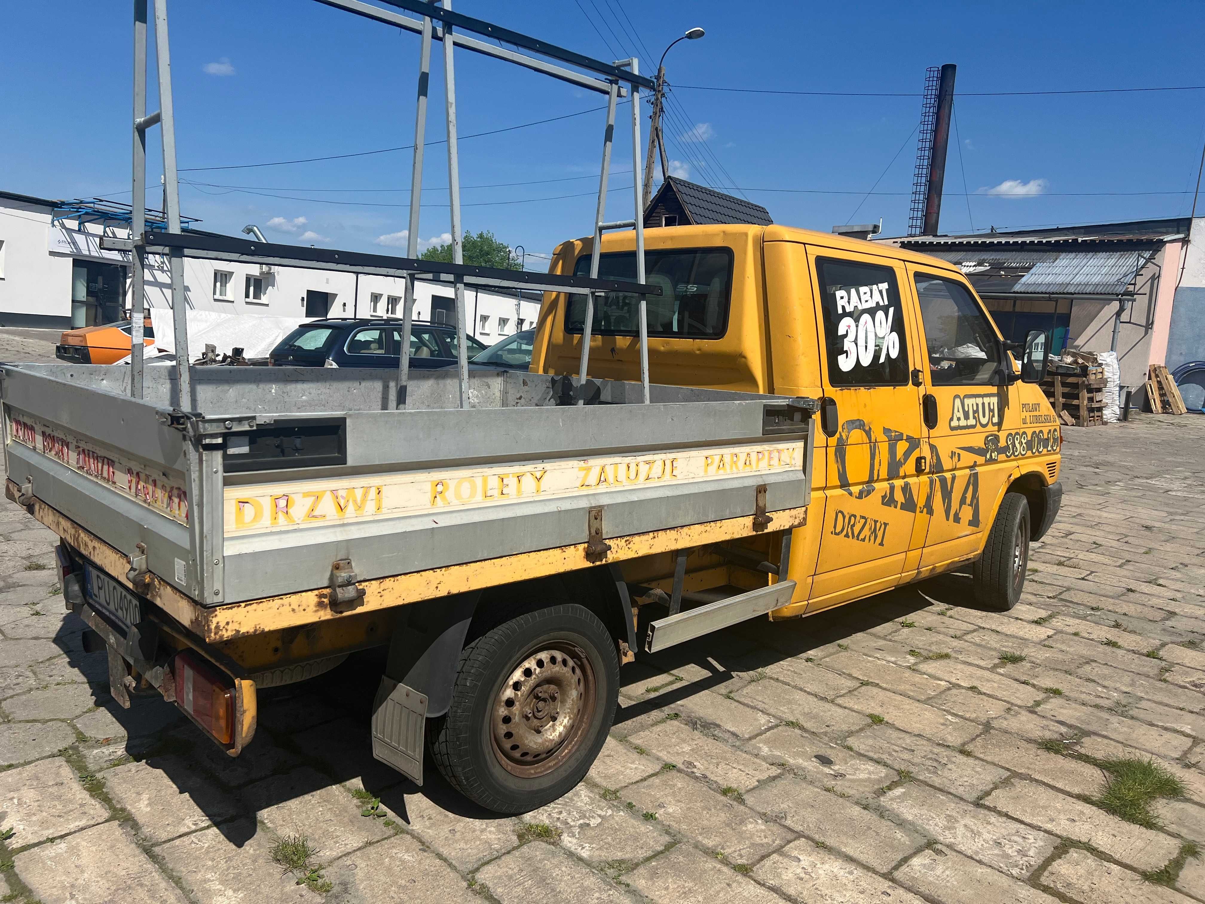 Volkswagen transporter T4 doka skrzynia 2,0 benzyna / gaz