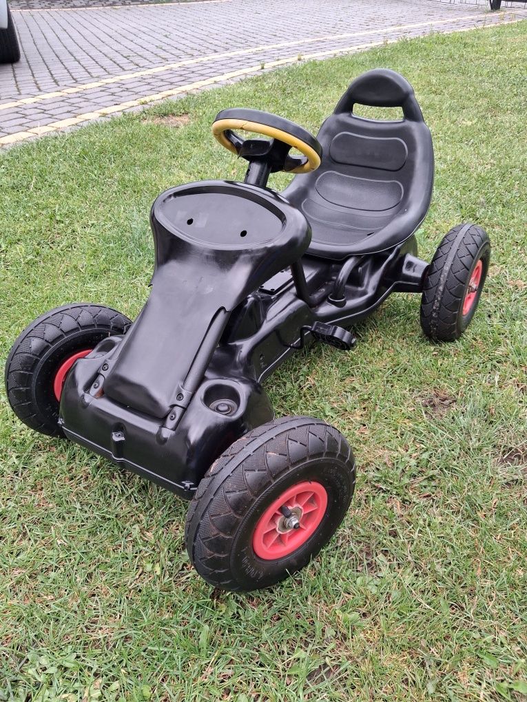 Gokart pompowane koła