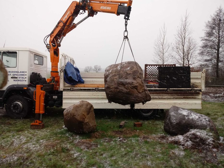 usługi transportowe wywrotem lub hds, dźwig