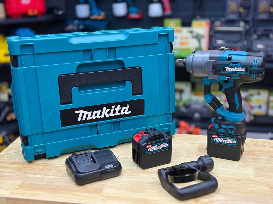 3/4 Гайковерт Makita 3000Nm + 2 Акб 6.0 Ah, Бесщеточный +Зарядка +КЕЙС