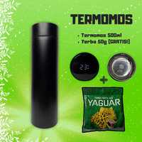 Termomos kubek termiczny z termometrem i wyświetlaczem + yerba 50g