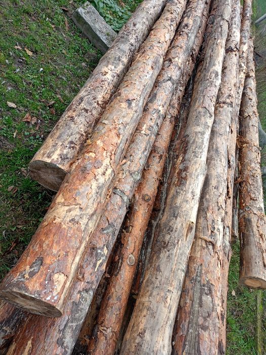 Drewno wysuszona  sosna opał w wałkach metry