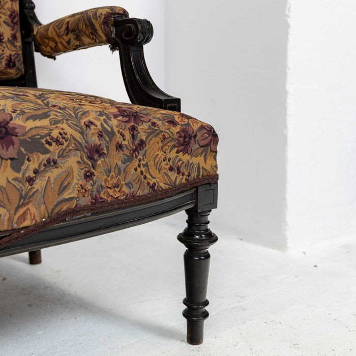 Komplet wypoczynkowy neorenesans makart antyki