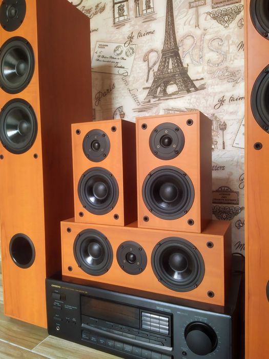 Колонки Gemix 2х100Вт. Усилитель Onkyo USB HDMI 3D 4kUltra Pioneer JVC