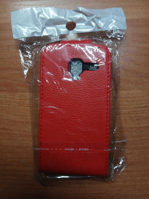 Etui z klapką dedykowane dla Samsung GALAXY Ace 2 Red