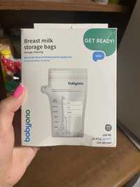 Пакети для зберігання грудного молока