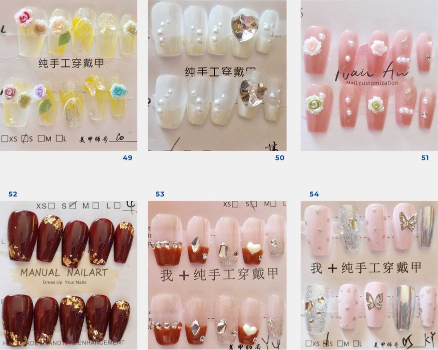 Unhas Postiças Tamanho S (2)