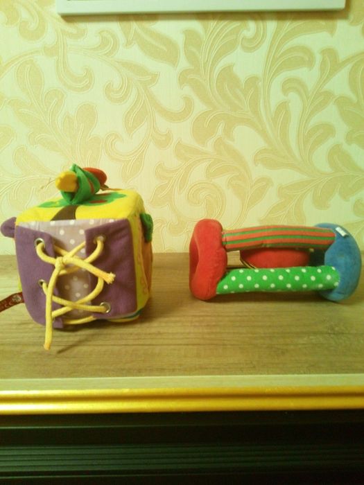 Развивайка мягкий кубик Fancy