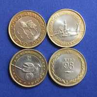 Jogos Olimpicos Sidney e Atlanta+Expo 98+Unicef - 4 moedas 200 escudos