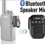 PTT Sem Fio Auto Falante Bluetooth para baofeng etc