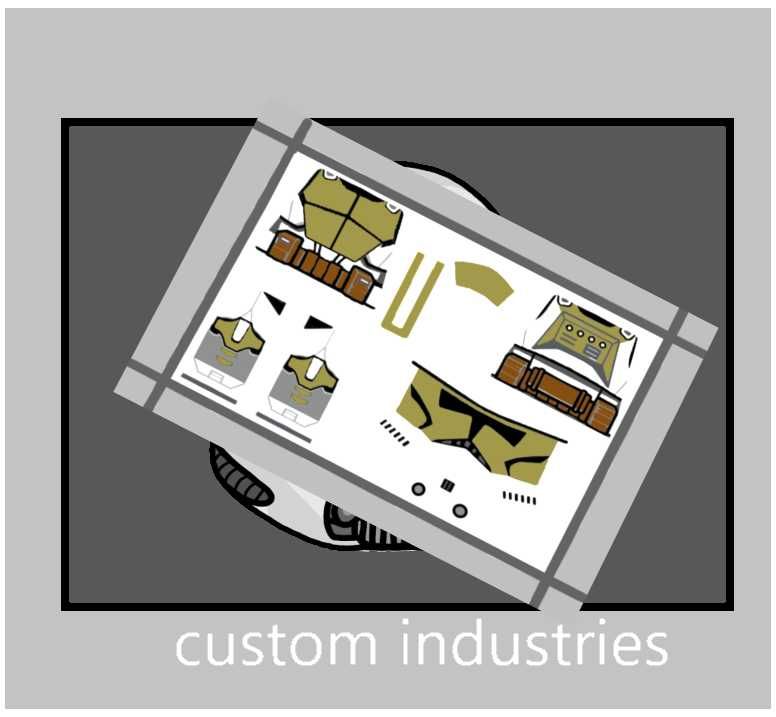 kalkomania custom industries doom unit decals