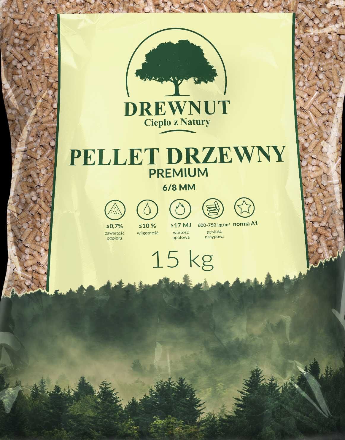 Pellet EN plus A1 oraz Dankros Drewnut Lava Wirex Olimp pelet