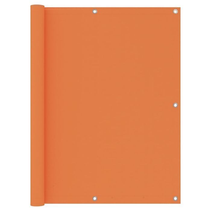 Vidaxl Parawan Balkonowy, Pomarańczowy, 120X500 Cm, Tkanina Oxford